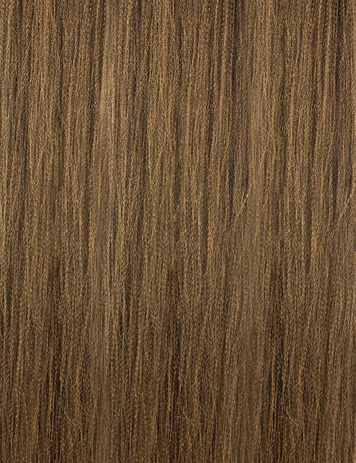 OUTRE jumbo braid hair extensions in rich brown color with sleek, smooth texture