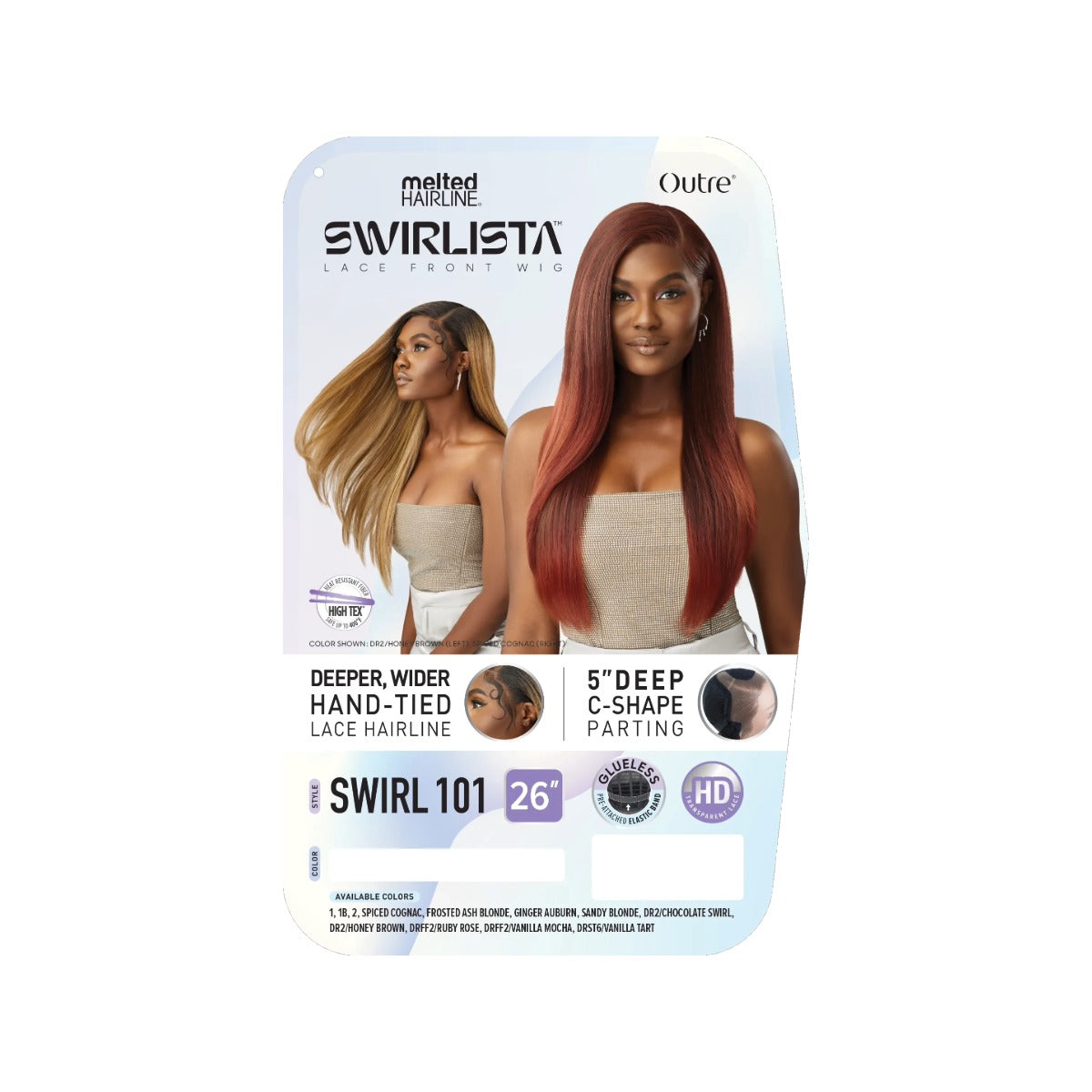 Melted Hairline Swirlista Swirl 101