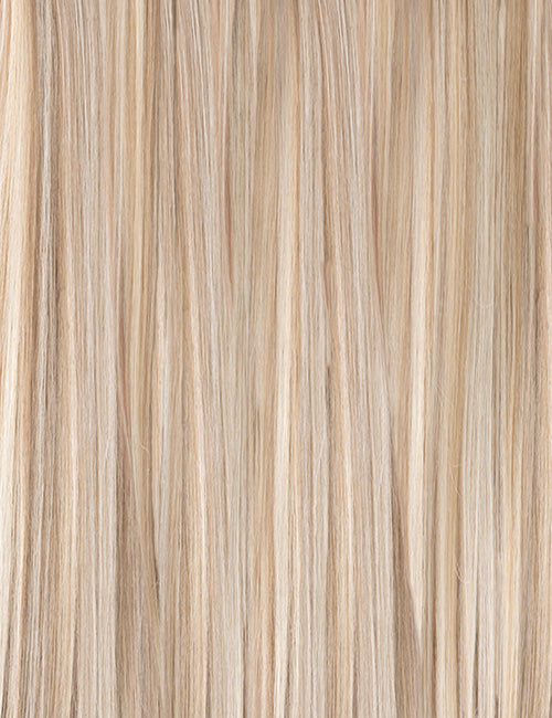 OUTRE Melted Hairline lace front wig 26 inch straight platinum blonde long smooth strands