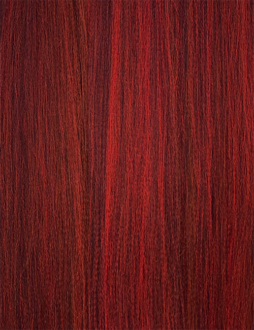 OUTRE pre-stretched braiding hair 42 inch deep burgundy red synthetic braid for long protective styles