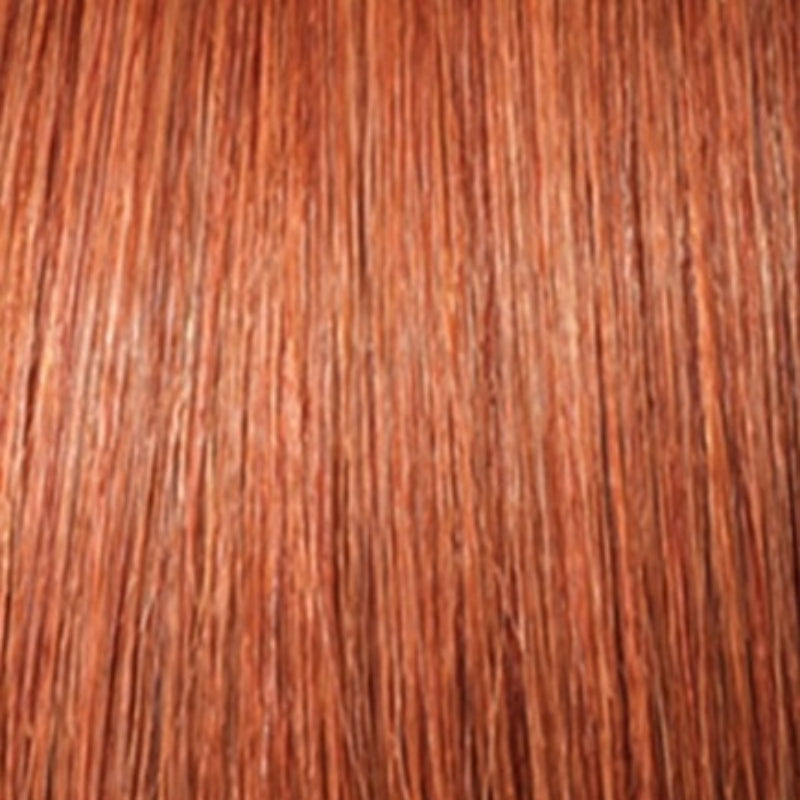 OUTRE X-Pression Soft Reggae Braid in vibrant copper brown color texture close-up