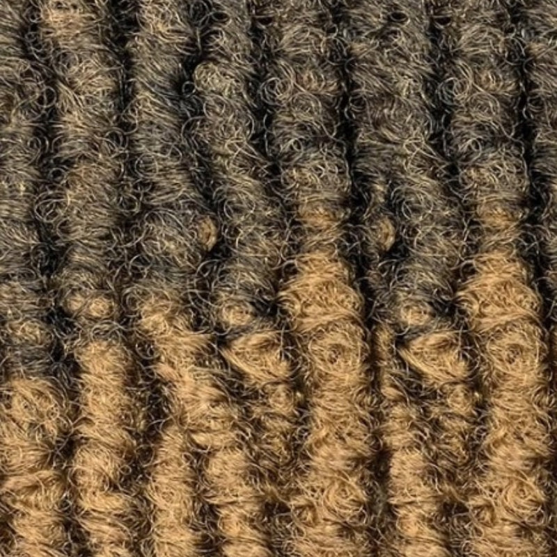 Outre pre-stretched braiding hair two tone dark brown to honey ombre kinky textured braid strands