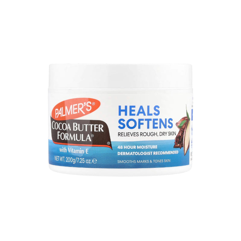 PALMER'S cocoa butter cream for dry skin in 7.25 oz jar with vitamin E for healing and softening