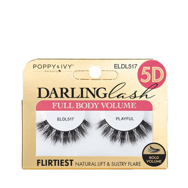 Absolute New York Darling Lash Flirtiest full body volume false eyelashes in gold box 5D multi dimensional lashes