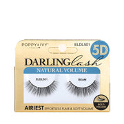 ABSOLUTE NEW YORK Darling Lash natural volume false eyelashes in gold box showcasing 5D multi dimensional lashes