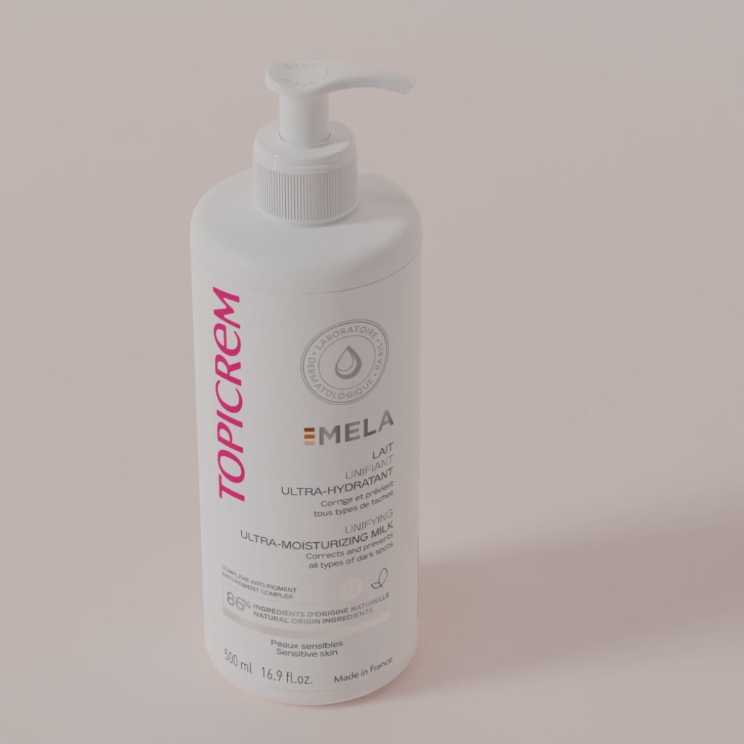 Charger la vidéo : Lait Ultra-Hydratant Unifiant Mela