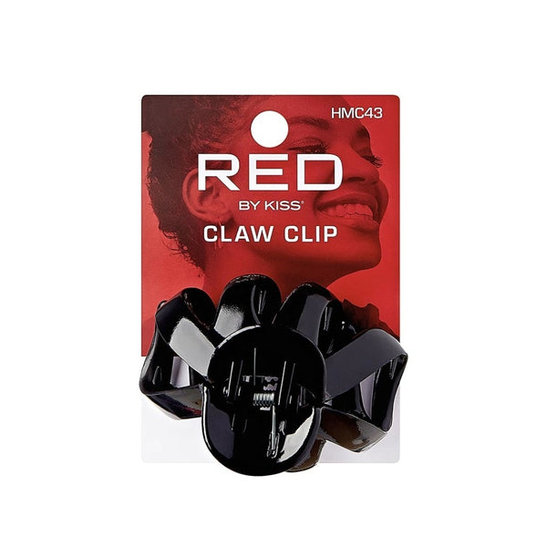 RED by KISS octopus hair claw clip black glossy octopus style claw clip on red branded packaging