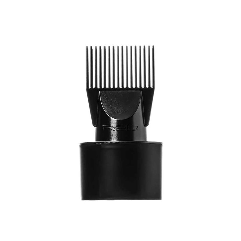 RED BEAUTY by KISS universal hair dryer nozzle black vented comb attachment for detangling and styling