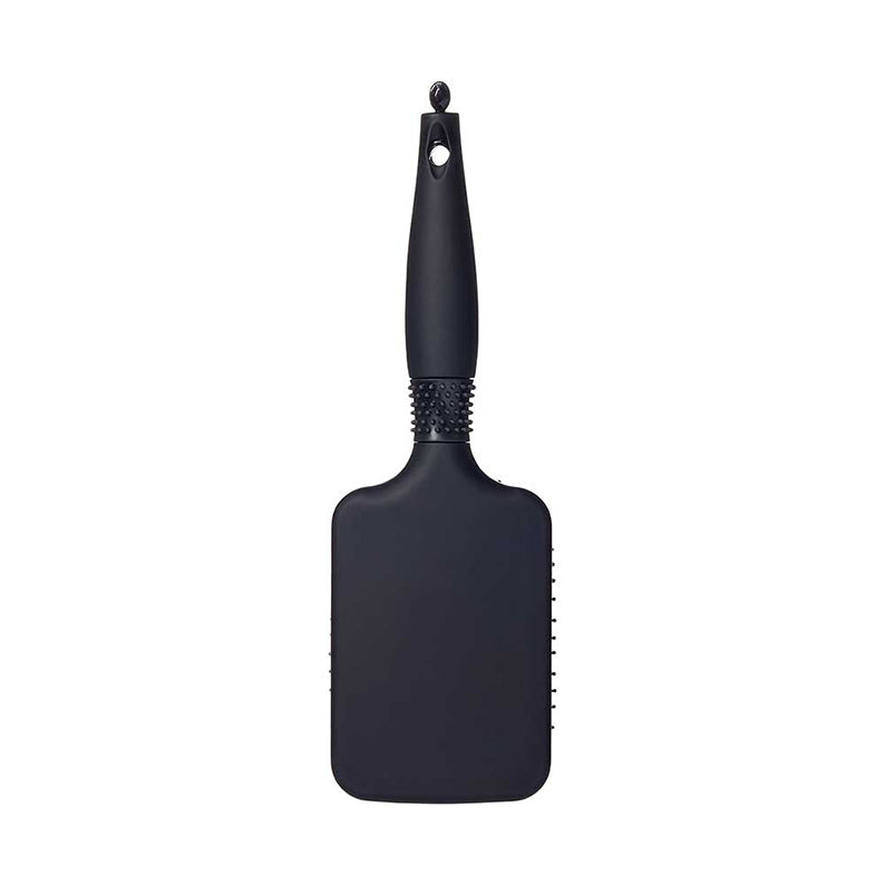 RED BEAUTY by KISS jumbo rubber paddle brush black large ergonomic handle with hanging hole