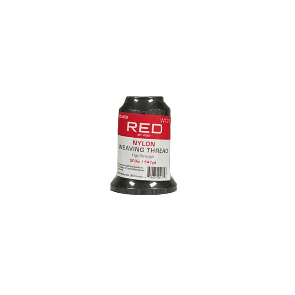 RED BEAUTY by KISS black spool of nylon weaving thread for hair extensions 500m high strength