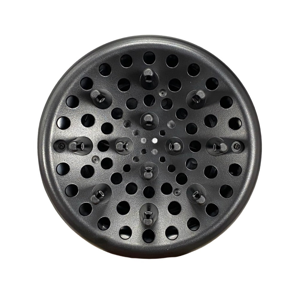 Universal hair diffuser for curly hair designed to enhance and define curls with even airflow