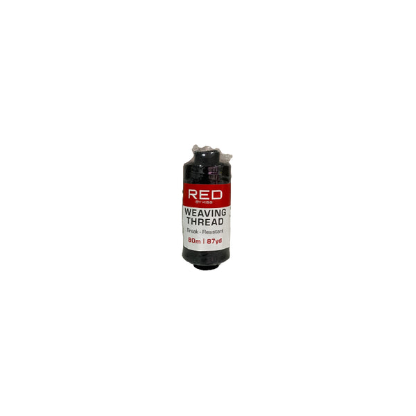 RED BEAUTY by KISS black break resistant weaving thread spool for durable sewing