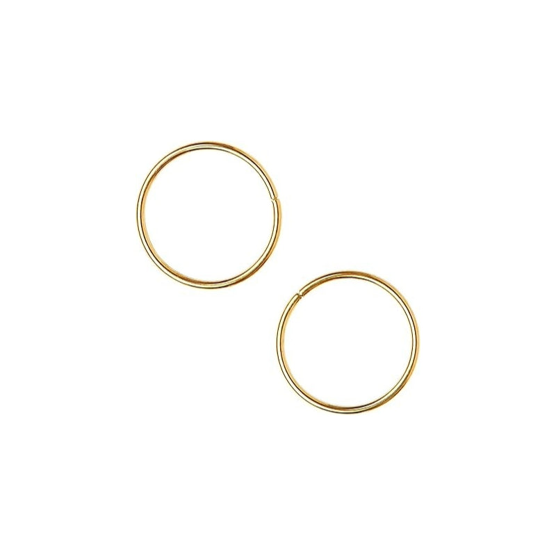 premium braid charm kit with two small gold hoop connectors for braiding hair and attaching charms