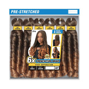 Tresse bouclée française 6x