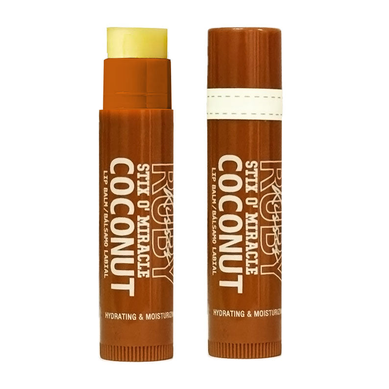 IVY BEAUTY by KISS Ruby Kisses Stix O'Miracle lip balm Coconut flavor with hydrating and moisturizing formula