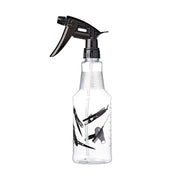 RED BEAUTY by KISS clear spray bottle for hair with black trigger nozzle and tool graphics
