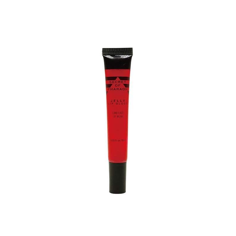 EBIN Secret of Pharaoh red jelly lip gloss tube for vibrant shiny lips clear jelly lip gloss