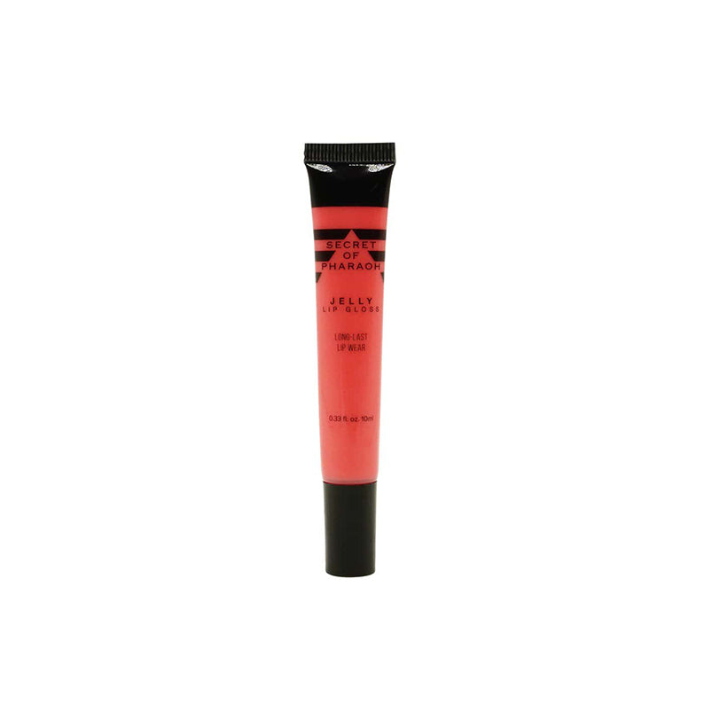 EBIN Secret of Pharaoh red tinted clear jelly lip gloss in sleek tube makeup product