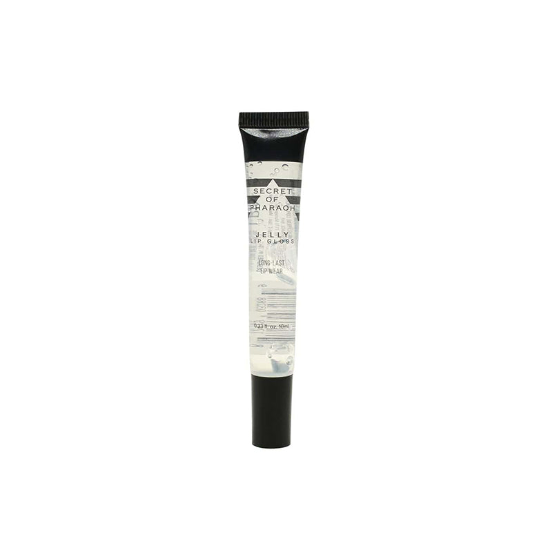 EBIN clear jelly lip gloss in a slim black and clear tube for shiny, natural lips