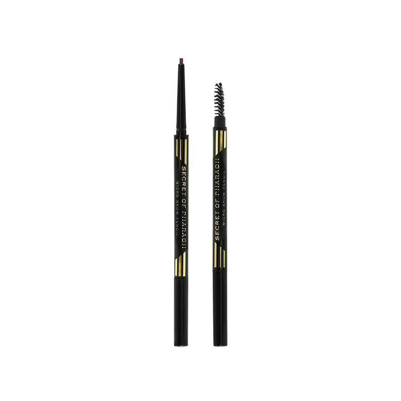 EBIN micro brow pencil natural espresso dual ended eyebrow pencil with spoolie for precise shaping
