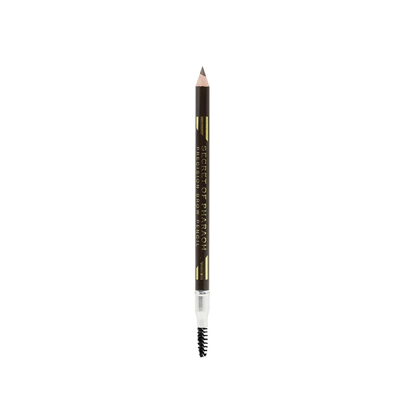 EBIN precision brow pencil chocolate dual ended eyebrow pencil with spoolie for natural definition and shaping