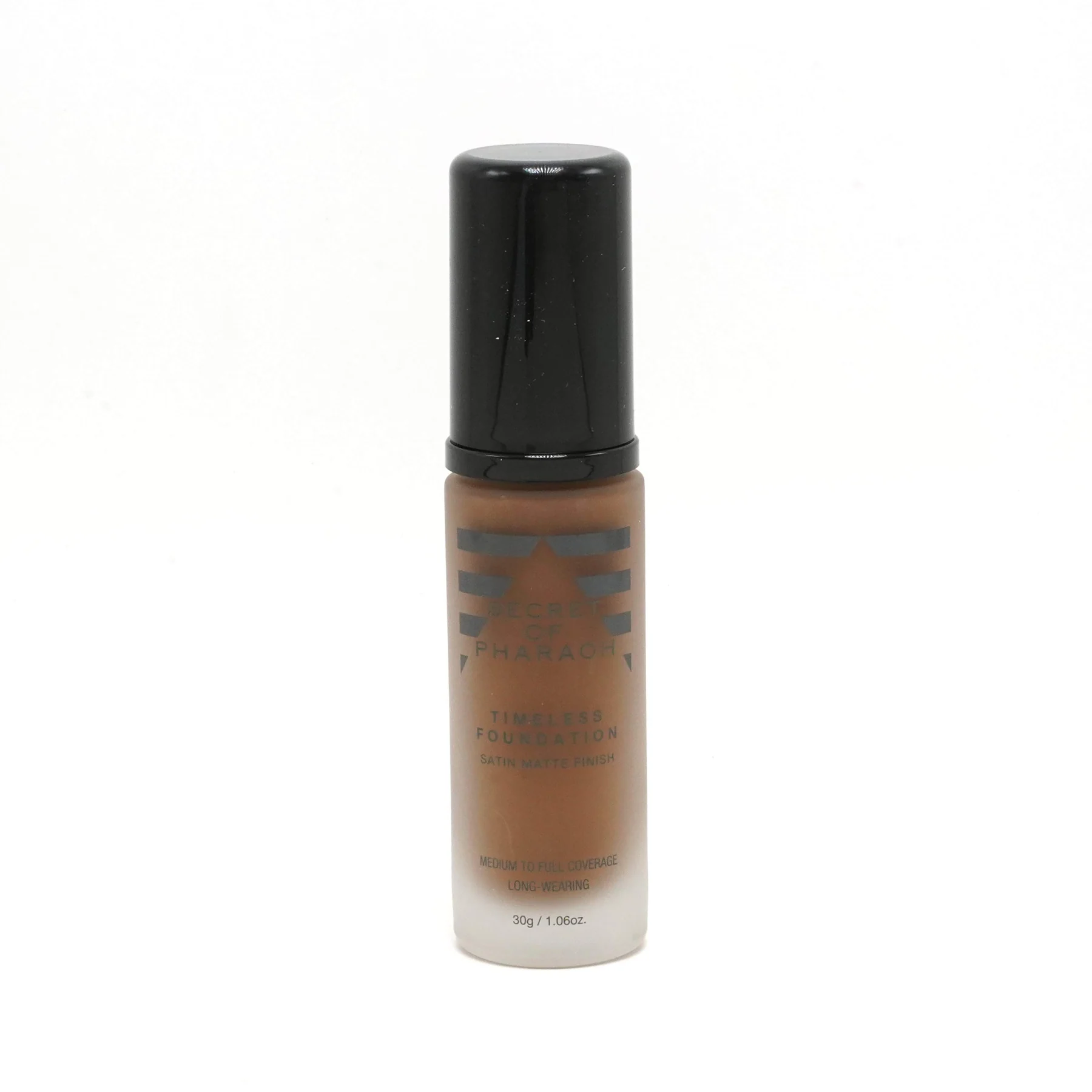 EBIN Timeless Foundation liquid makeup for smooth, even skin tone in medium deep shade
