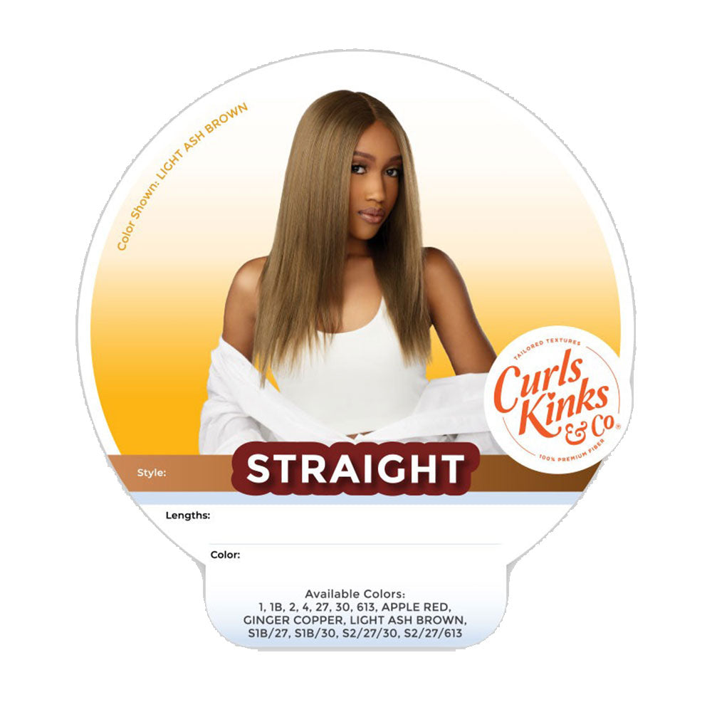 Curls Kinks & Co. Straight 14"