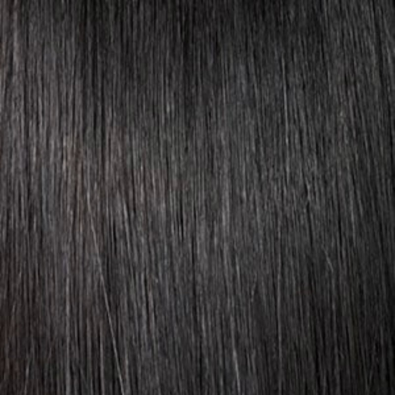 SENSATIONNEL Butta Lace Vintage Rider wig straight dark espresso brown synthetic hair texture close up