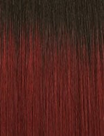 Cloud9 Swiss lace wig Latisha by SENSATIONNEL straight ombre dark brown to red mid length hair