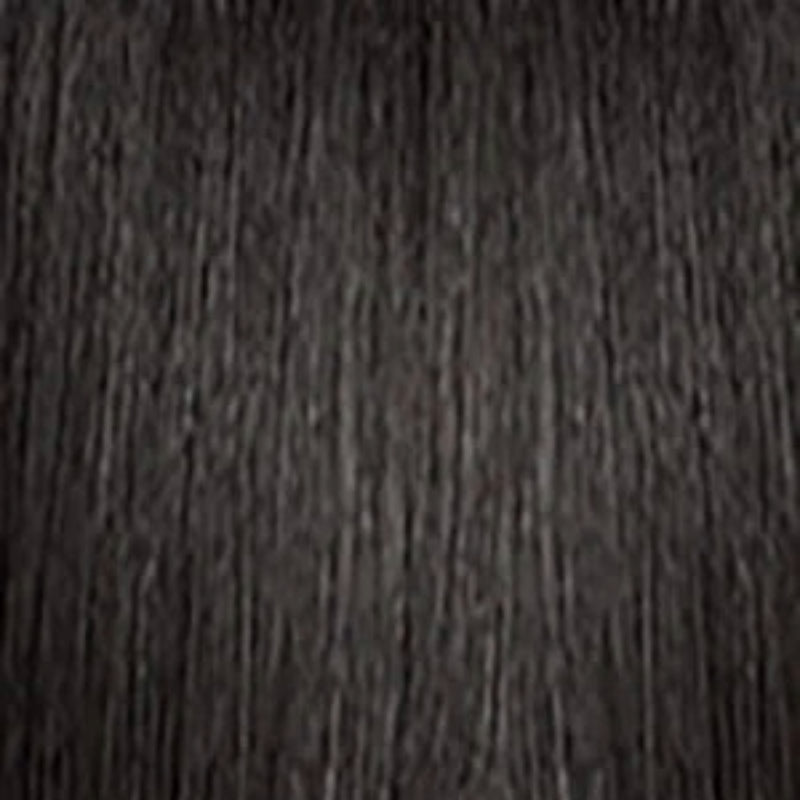 SENSATIONNEL kinky straight ponytail extension close up of natural black brown hair texture