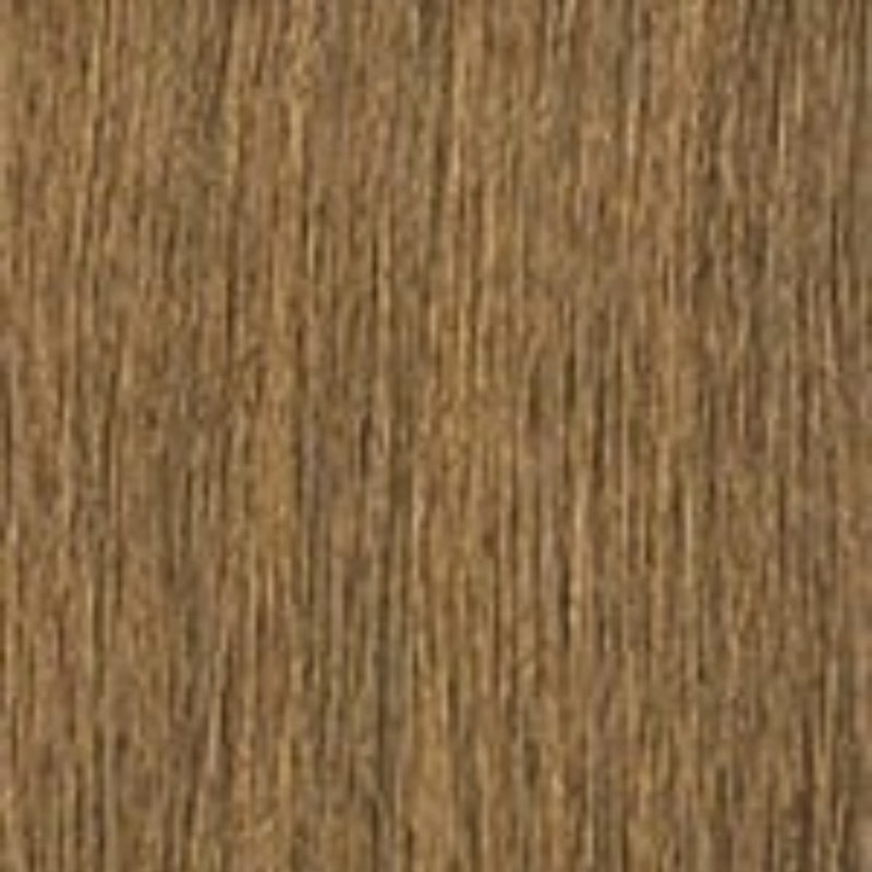 SENSATIONNEL lace front wig with 90s bangs in honey brown straight hair texture close up