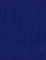 SENSATIONNEL shear muse lace front wig in deep navy blue closeup showing silky synthetic hair texture