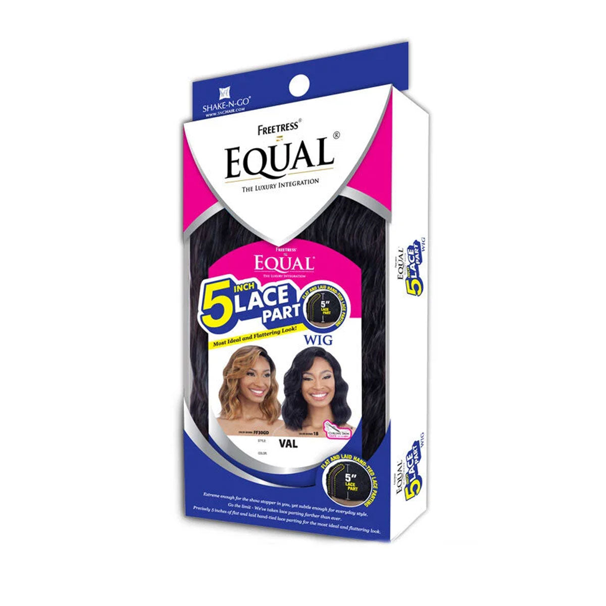 Equal 5 Inch Lace Part Wig VAL