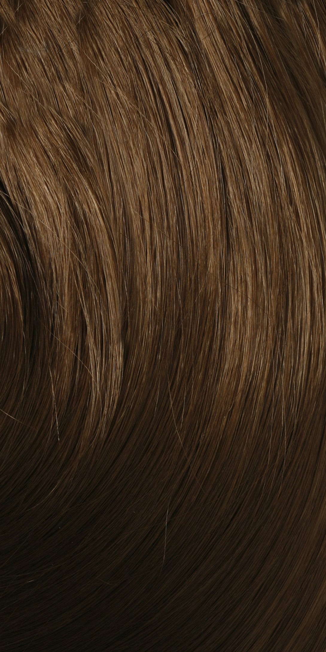 SHAKE N GO Freetress Boho Deep Bulk hair 18 inch chestnut brown textured hair close up for braiding