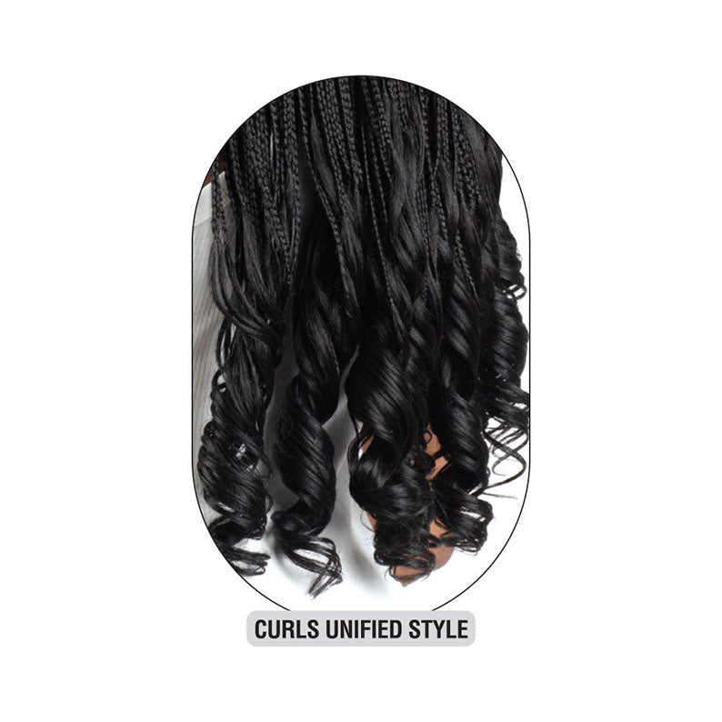 SHAKE N GO Freetress French curl braid 22 inch with unified curl style and tight curls