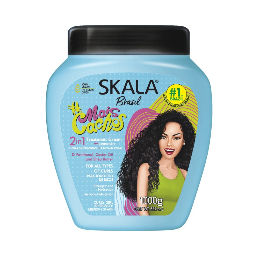 SKALA Brasil Mais Cachos curly hair treatment cream 2in1 leave in with shea butter 1000g