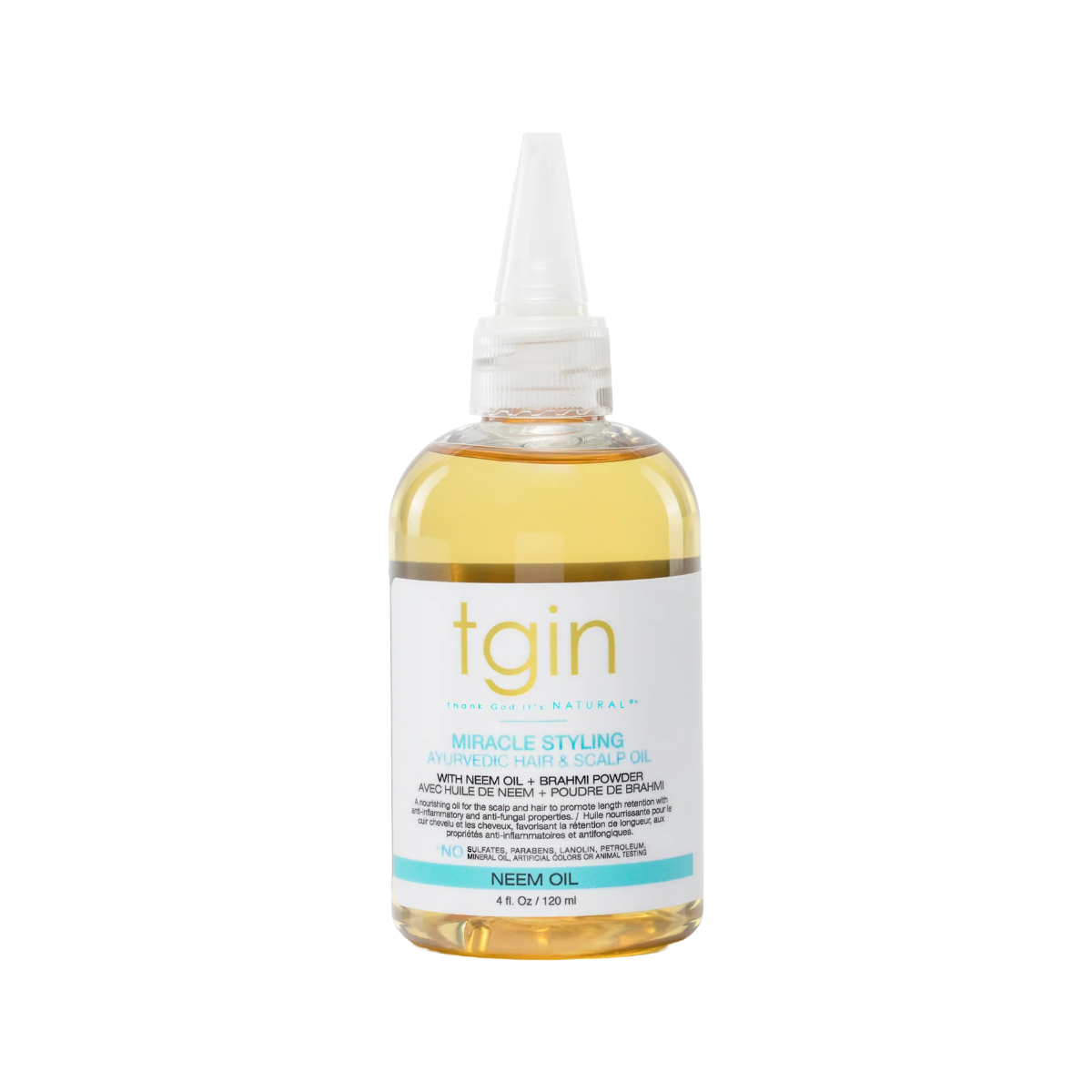 tgin Miracle Styling Ayurvedic Hair & Scalp Oil 4oz