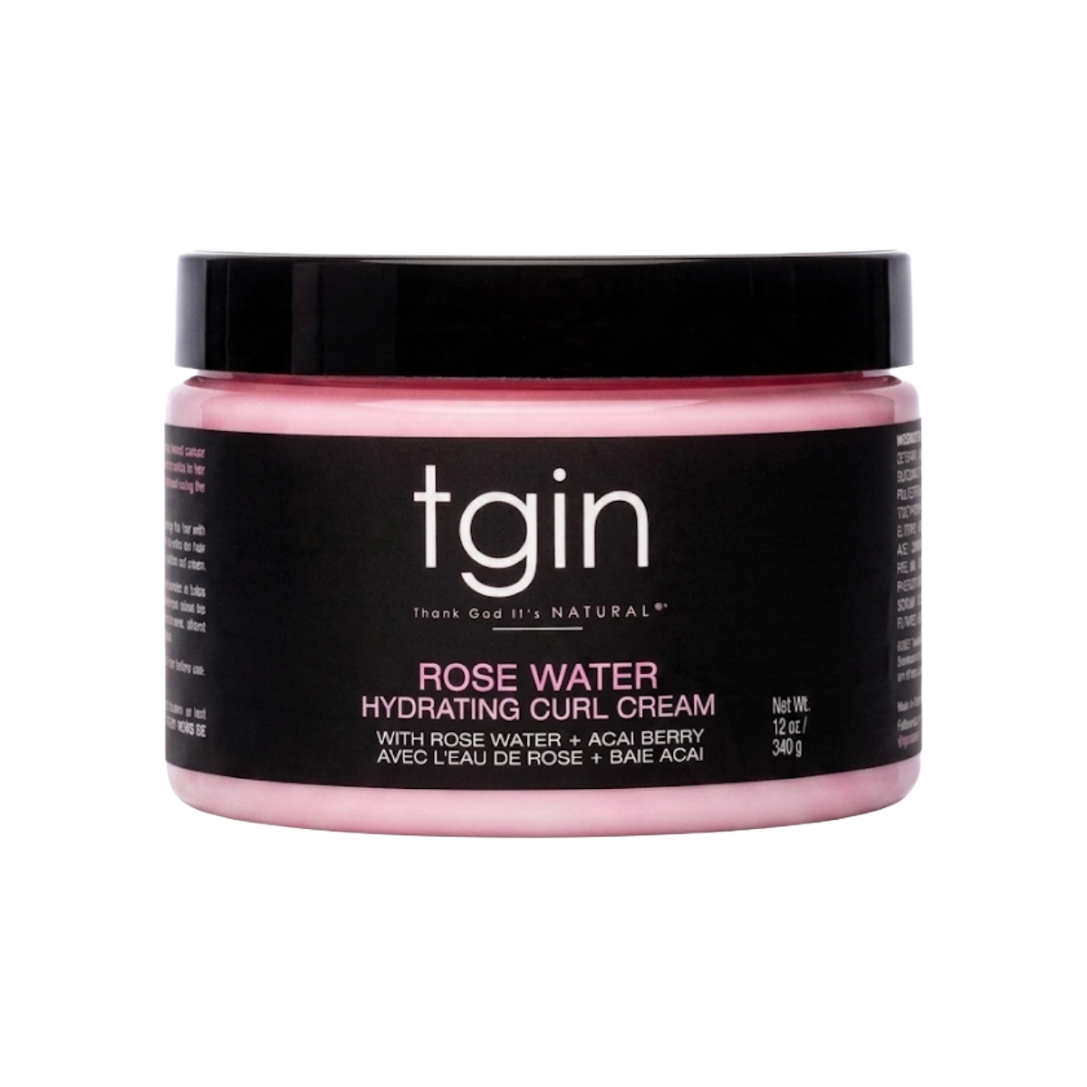 tgin Rose Water Crème Pour Boucles 12 oz