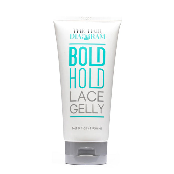 BOLD HOLD Lace Gelly 6 fl oz white squeeze tube for secure wig application lace wig adhesive gel