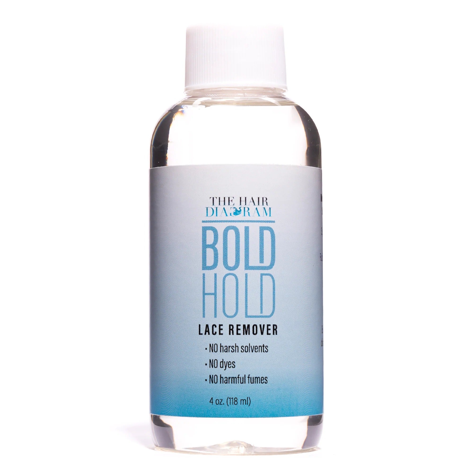 THE HAIR DIAGRAM Bold Hold lace wig adhesive remover bottle for gentle lace removal 4 oz