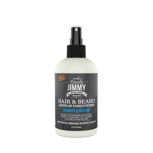 Uncle Jimmy hair and beard leave-in conditioner spray bottle by UNCLE JIMMY hydrating restore for hair and beard