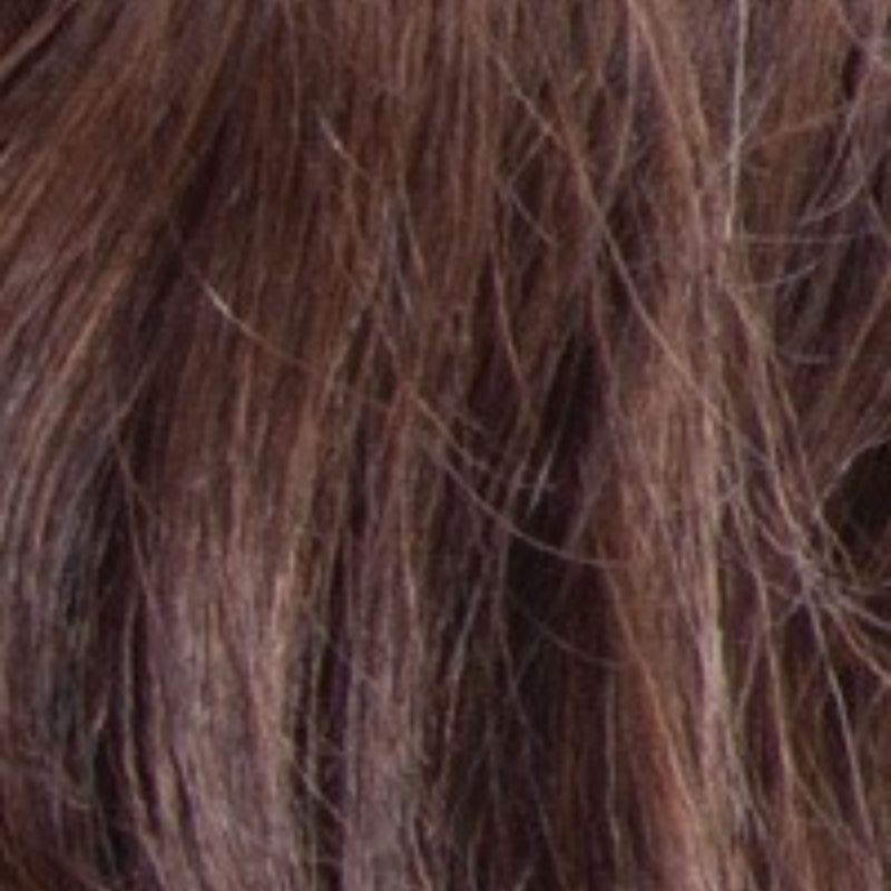SHAKE N GO Cuban twist braid hair extensions in rich brown color close-up texture