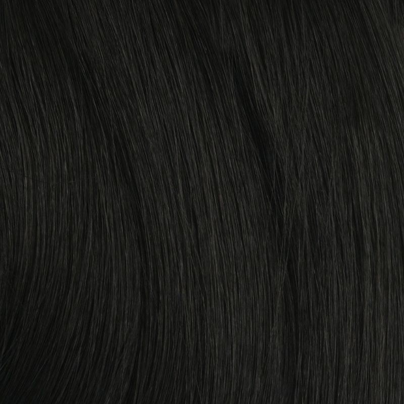 SHAKE N GO Cuban twist braid hair extensions in natural black texture close-up