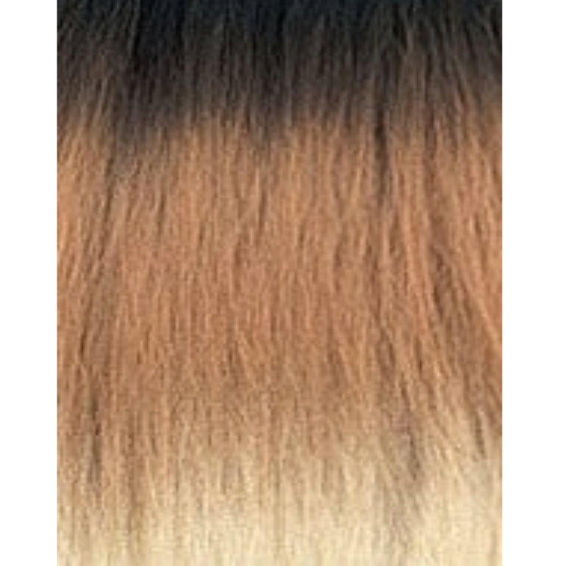 SENSATIONNEL pre-stretched braiding hair 58 inch ombre dark brown to honey blonde textured braid