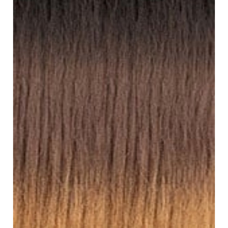 Sensationnel ombre brown to honey blonde braid with crimp texture pre-stretched braiding hair 58 inch for box braids