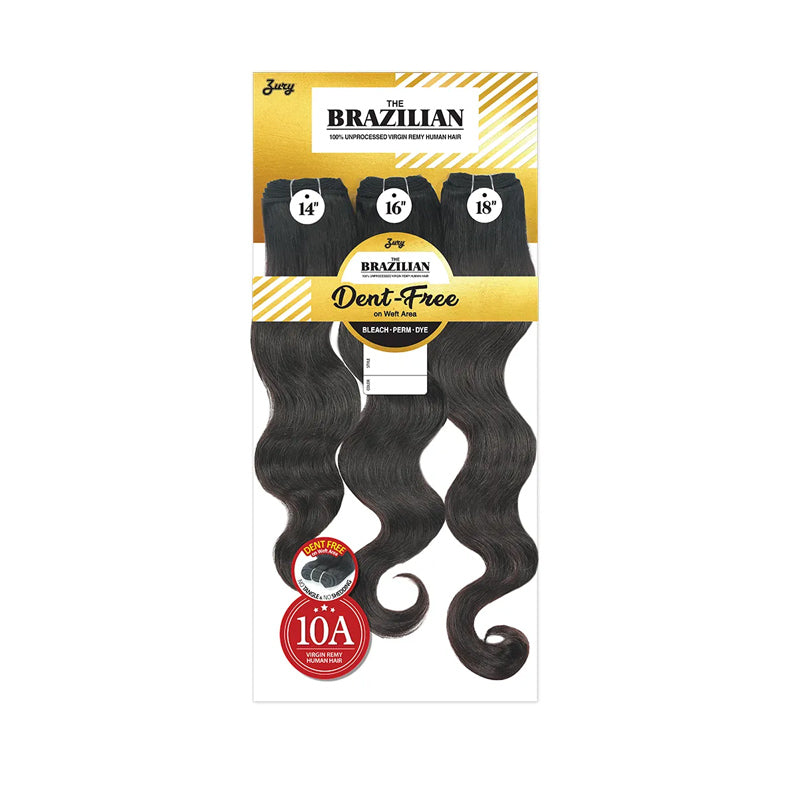 ROYAL IMEX Brazilian human hair bundles in 14, 16, and 18 inch wavy lengths with 10A quality