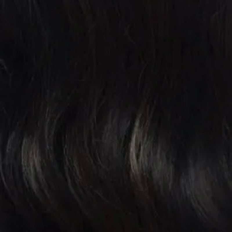 Natural Dream Multi Yaky hair extensions by ROYAL IMEX in deep black with soft waves and sheen