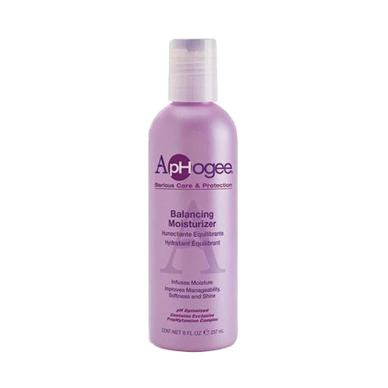 APHOGEE Balancing Moisturizer purple bottle for hair care balancing moisturizer for dry skin improves manageability