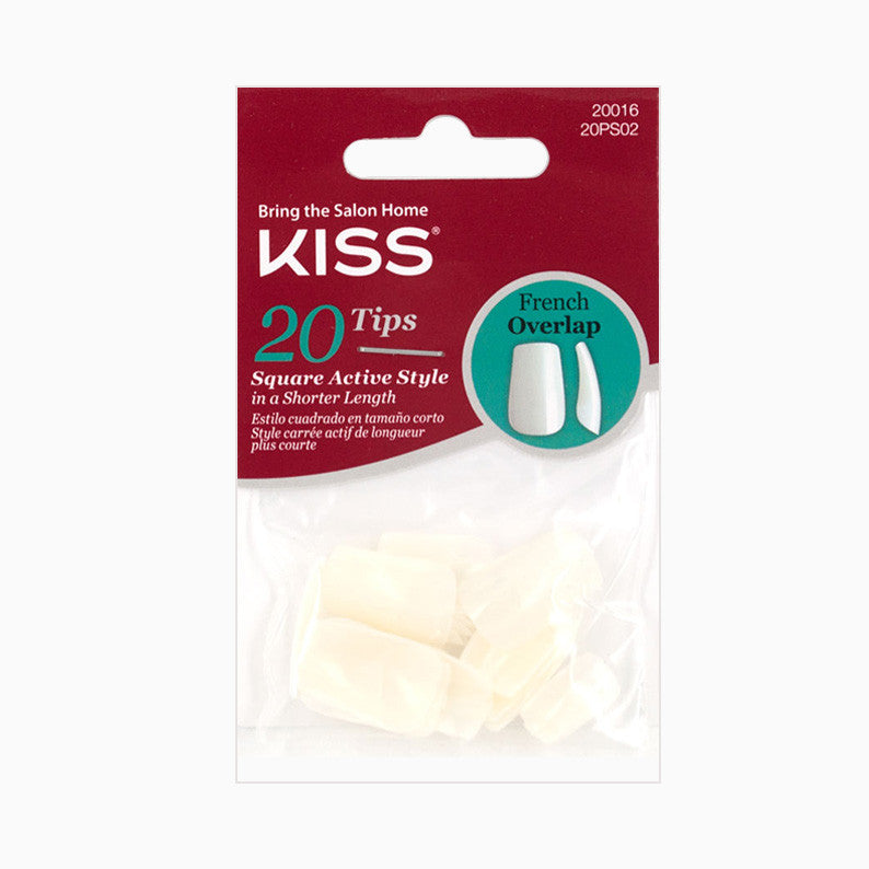KISS ACRYLIC PLAIN NAILS 20 Tips