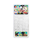 Beauty Town Glow Beads Pony Extra Large White Glow in the Dark Beads for Crafts